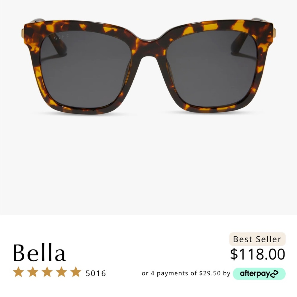 DIFF BELLA polarized tortoise